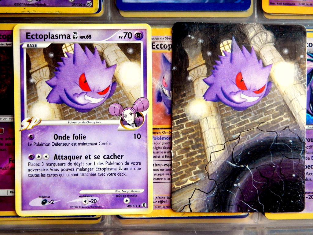 pix Gengar Pokemon Card Art gengar pokemon card repaint by