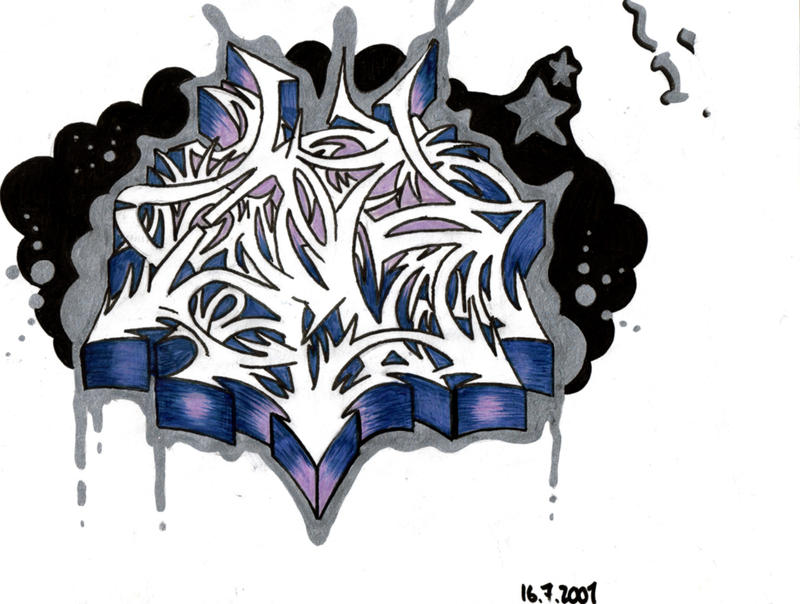 Graffiti Rk9 Graffiti9 by merlyone on DeviantArt