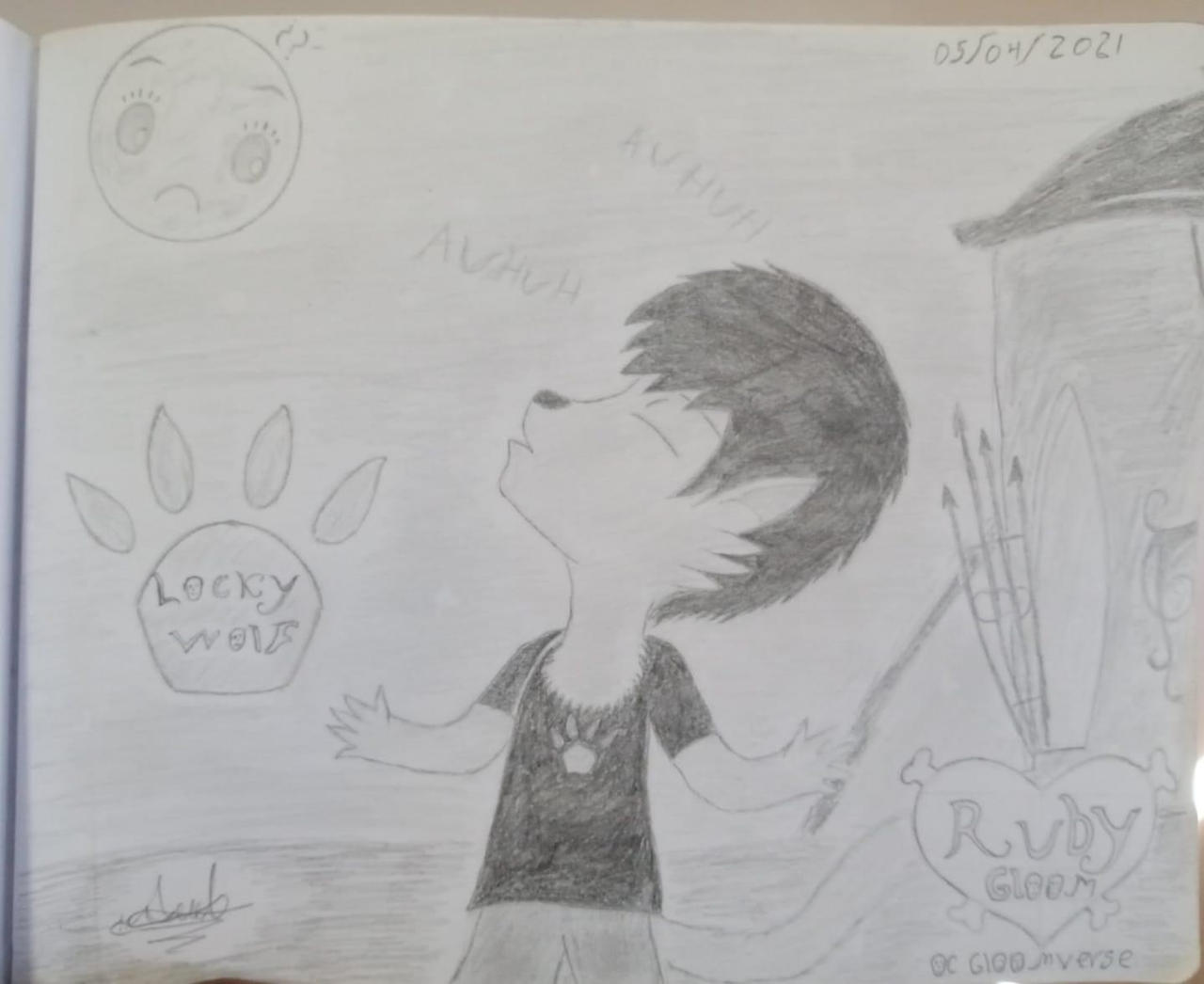 Locky wolf - ruby gloom oc