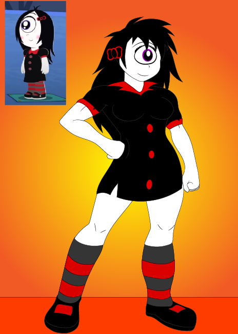 iris redesign - ruby gloom