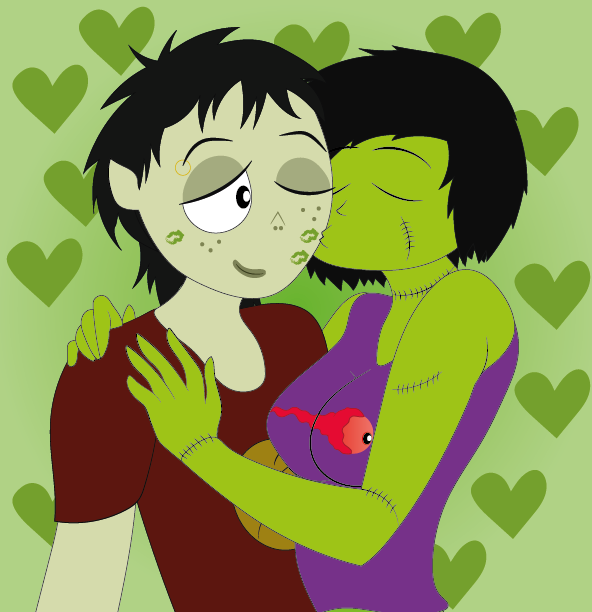 amy x len (separed) - ruby gloom