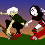 iris and kaleev - skate time