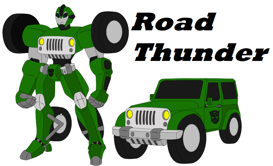 autobot Road Thunder - transformers OC