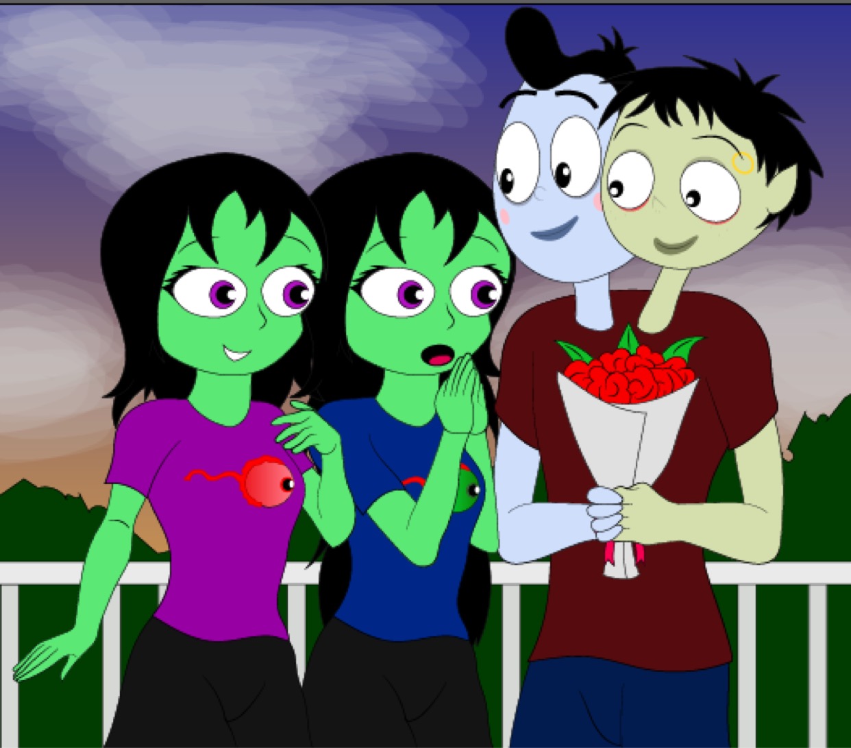 Double love, one present - Frank and len