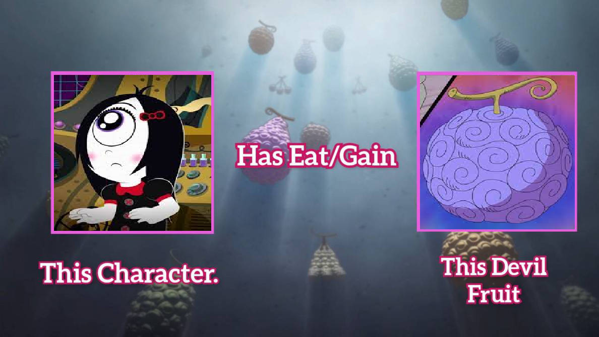 What if Ruby gloom characters eat an akuna no mi