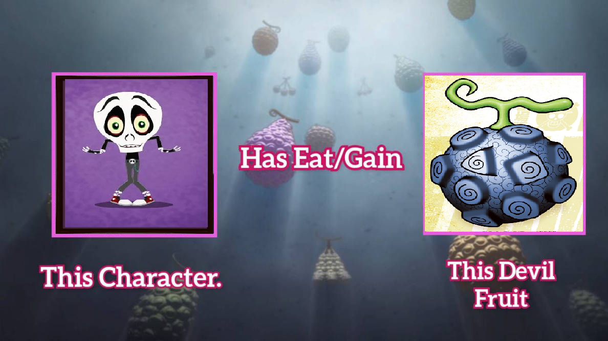 What if Ruby gloom characters eat an akuna no mi