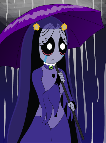 misery walking in the rain - ruby gloom