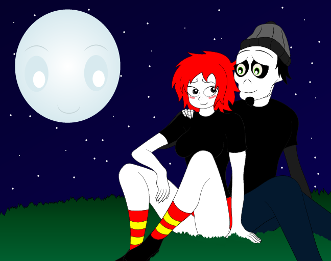 love under the moonlight - ruby x skullboy