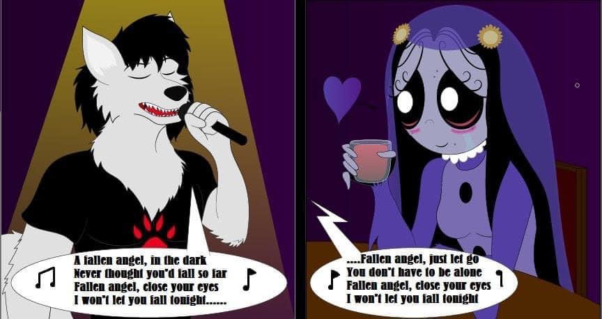 Fallen angel - locky wolf x misery