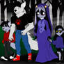 gloomy family walk - misery X loki wolf