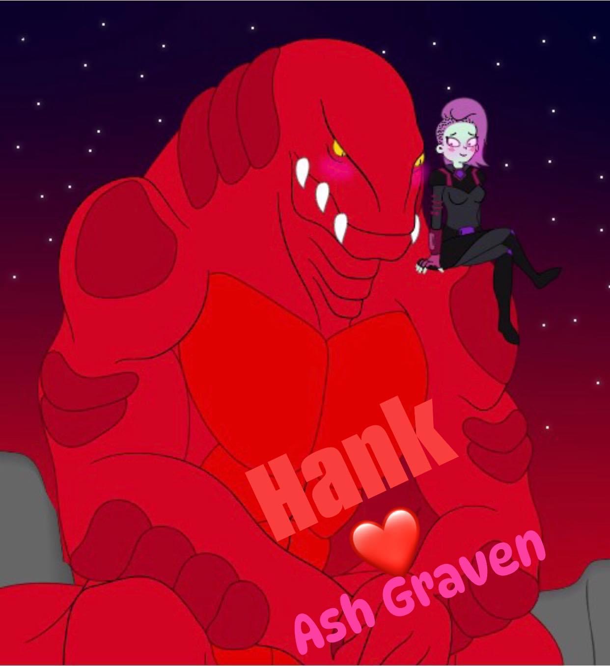 in love with a monster - ash graven x hank