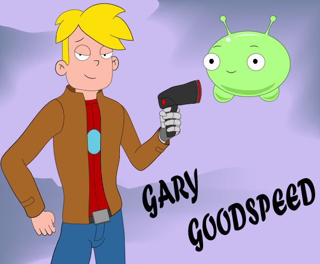 the alien and the human - gary and mooncake