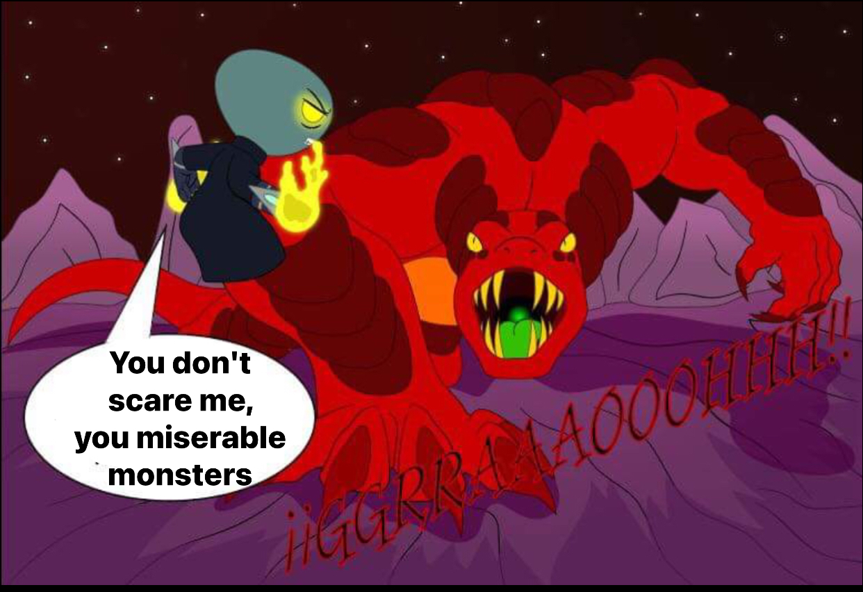 Lord commander vs monster Hank ( final space )
