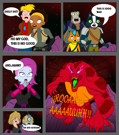 A big trouble from the team squad - final space