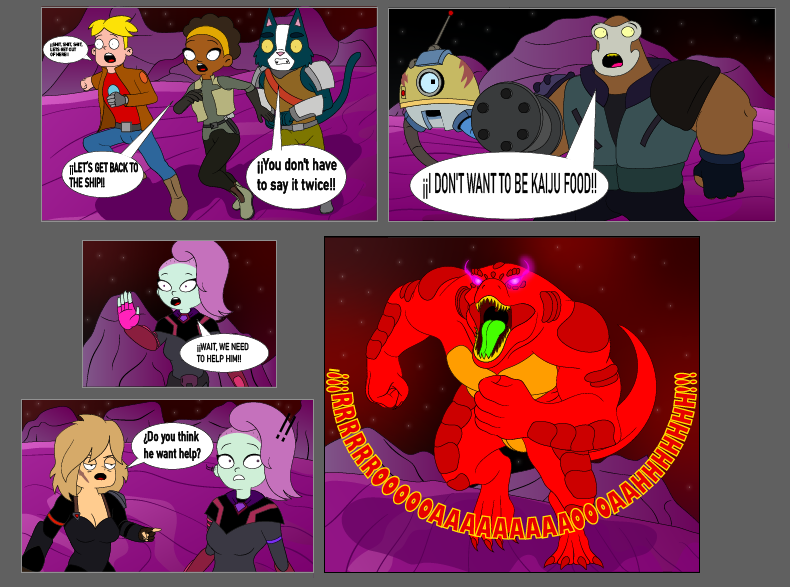 final space - Hank possesed ( little comic piece )