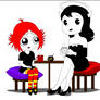 Tea party - ruby gloom and alice angel