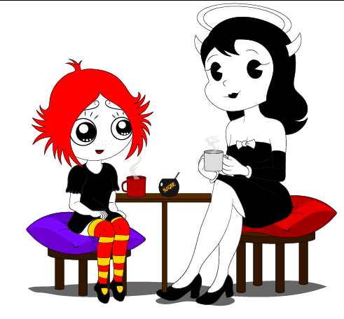 Tea party - ruby gloom and alice angel
