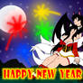 happy new year - Ahri and Garou