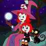 Sorceress mother and her daughter - ruby gloom
