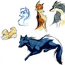 Wolf Character Designs