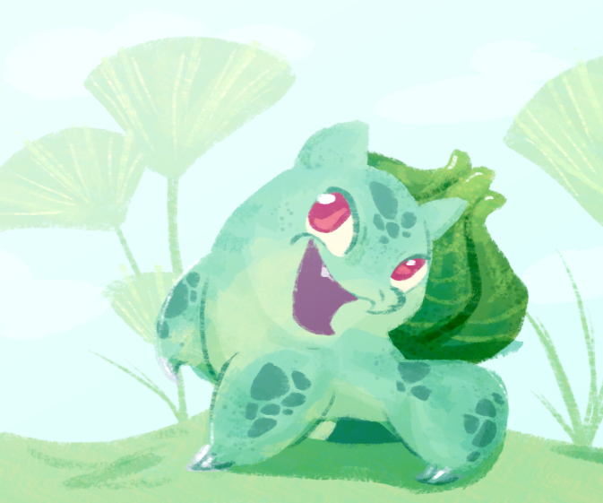 Happy Bulbasaur