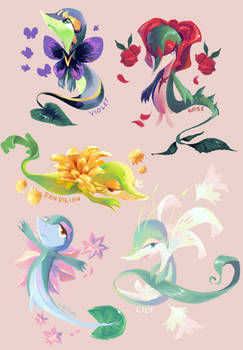 Snivy Variants