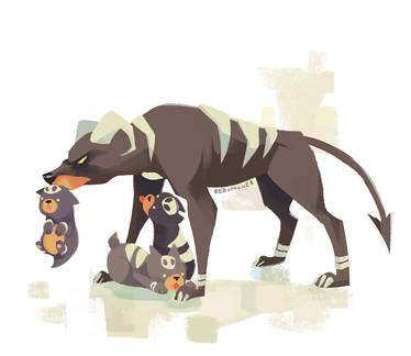 Houndours and Houndoom