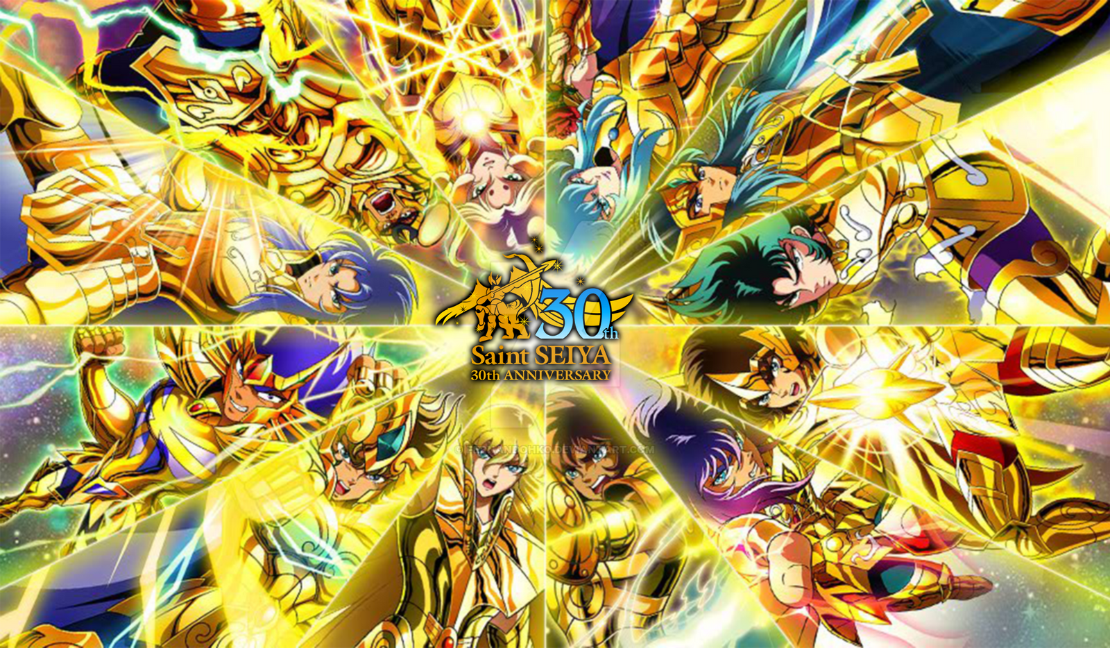 Gold Saints 2 - Saint Seiya - 30th Anniversary by FernanDohko on