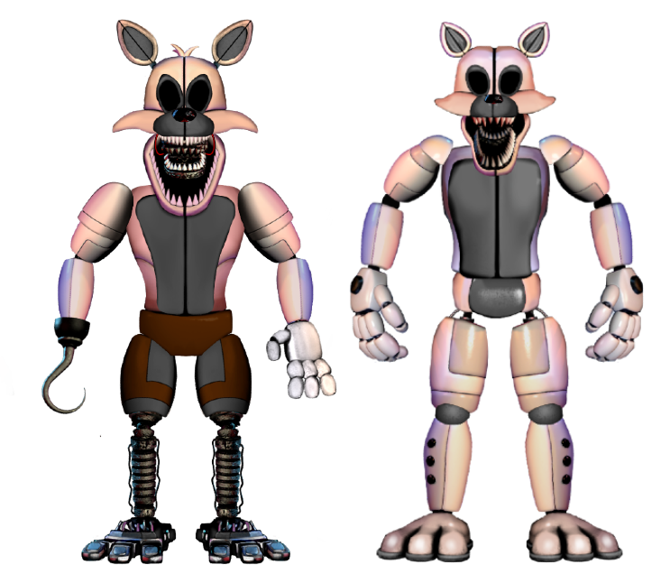 Fnaf5 SL Animatronics 8-bit (2part) by 133alexander on DeviantArt