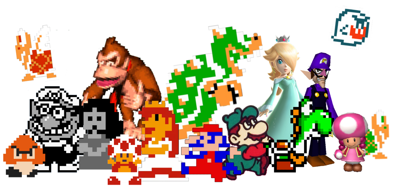 Mario Group Photo (First Appearances Version) by fabbiorossi1999 on ...