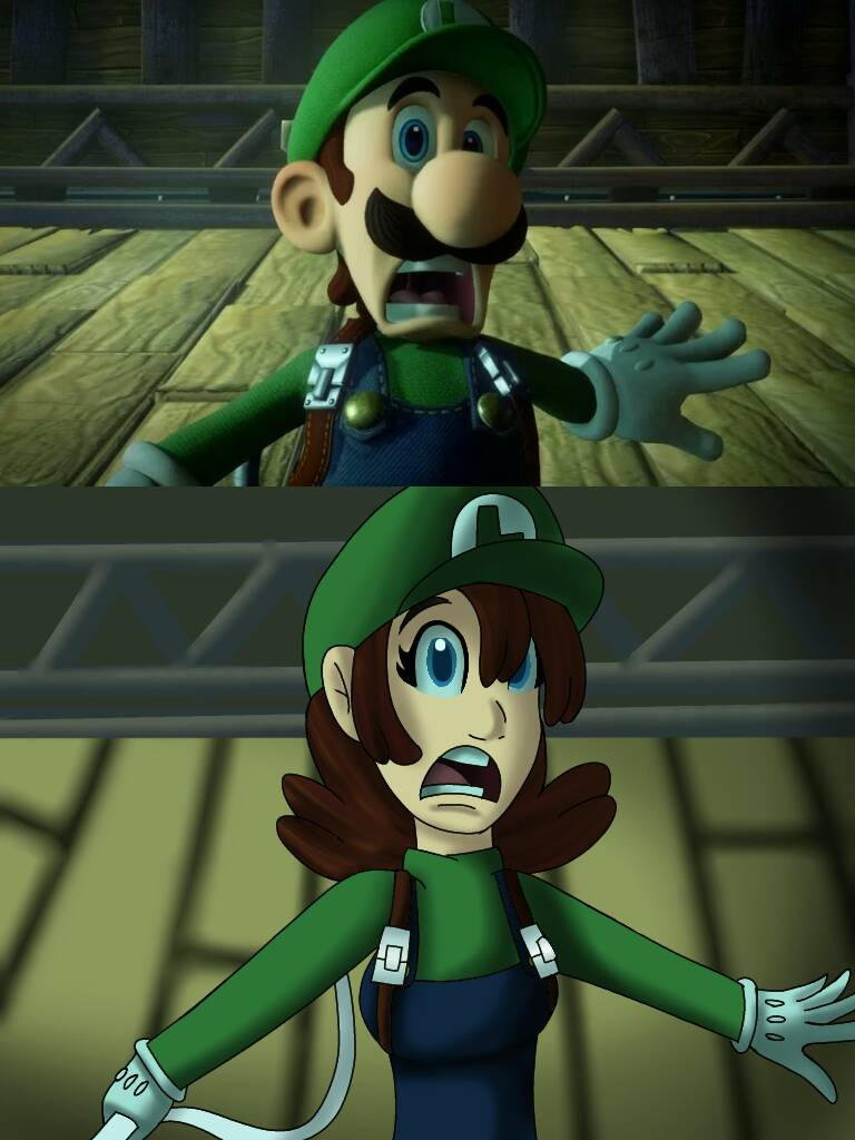 Chambrea's Human Disguise from Luigi's Mansion 3 : r/creepygaming