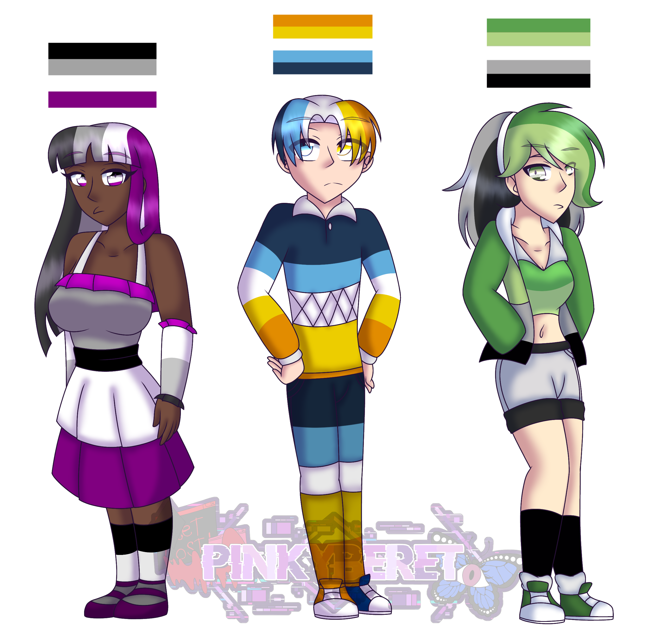 Aromantic Examples Asexual Aromantic And Aroace by PinkyBeretDA on DeviantArt