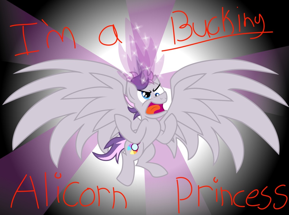 Bucking alicorn princess!!