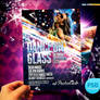 PSD Dance on Glass Party Flyer