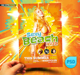 PSD Nightclub Party Flyer Summer