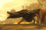 Drogon - completed digital painting