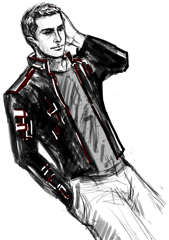 Shepard's New Look (sketch + drabble)