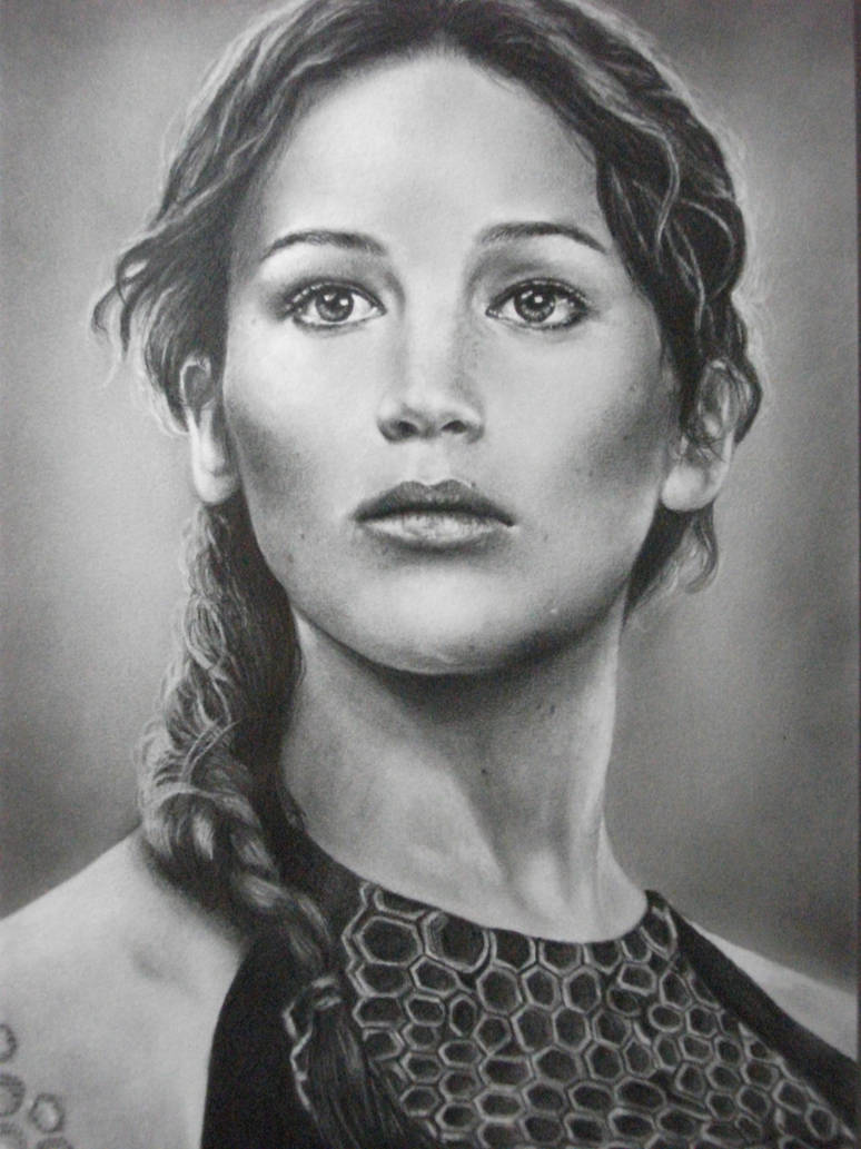Katniss Everdeen drawing by KirstyPartridgeART on DeviantArt