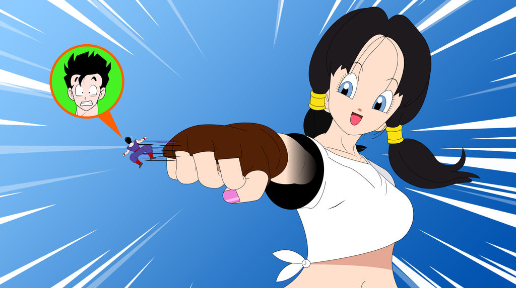 Art Trade - Training with Videl by SithLor on DeviantArt.