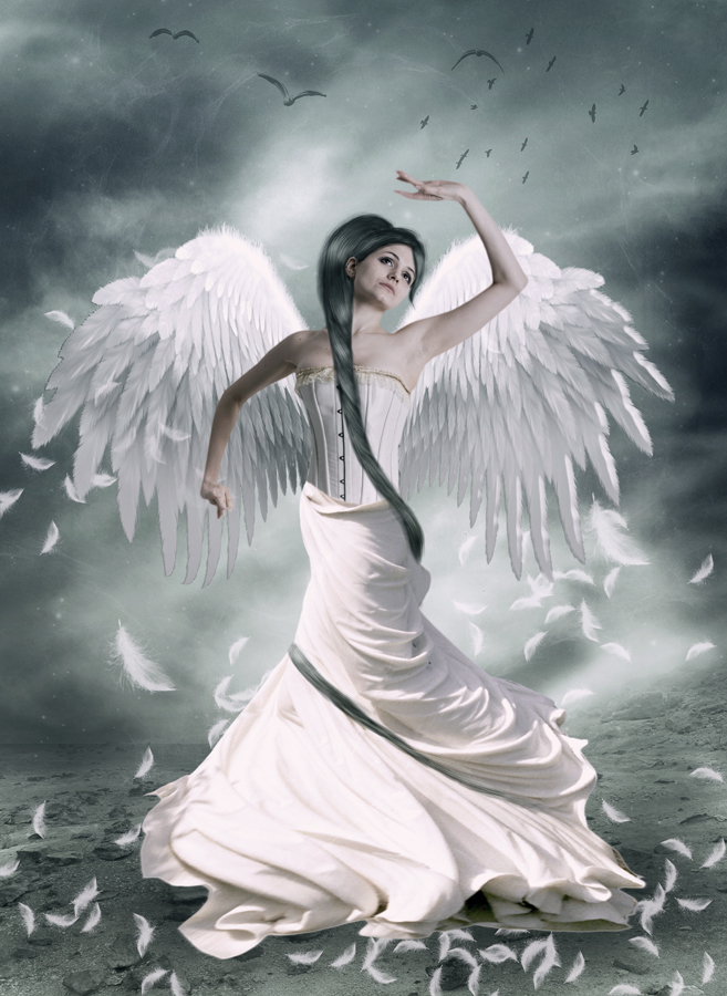 Angels Perspective Of Dancing In The Sky dancing angel... by iwetka on DeviantArt