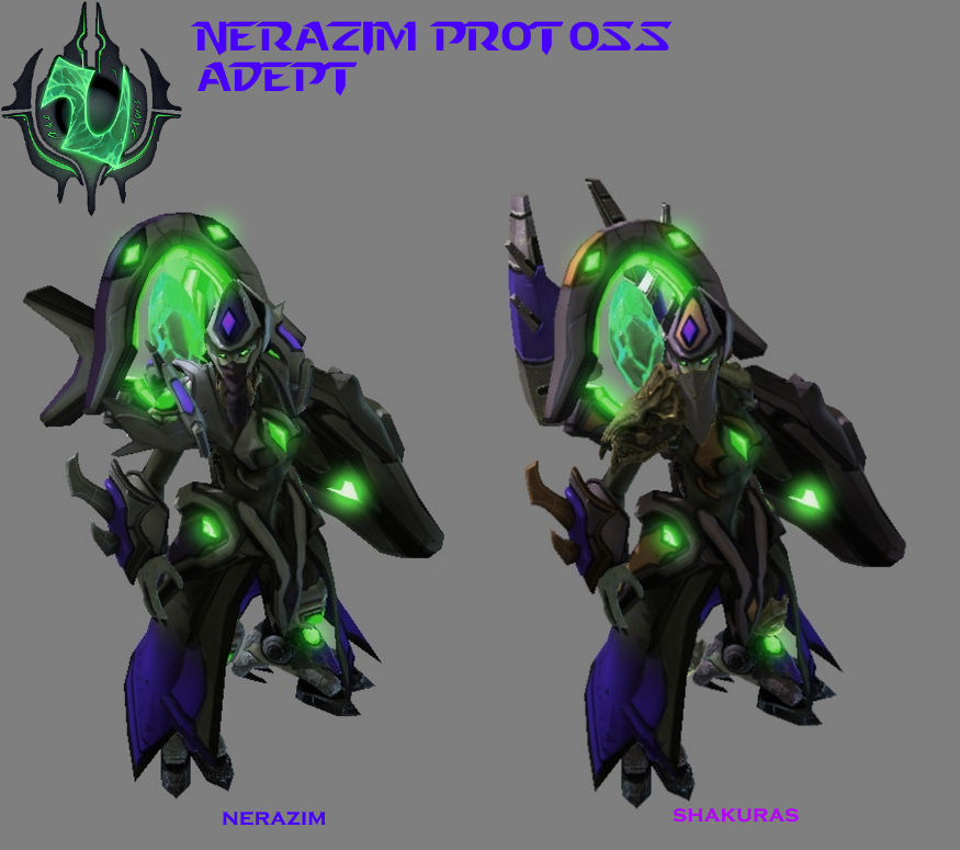 Protoss Writing StarCraft 2 - Nerazim Protoss Adept by HammerTheTank on DeviantArt