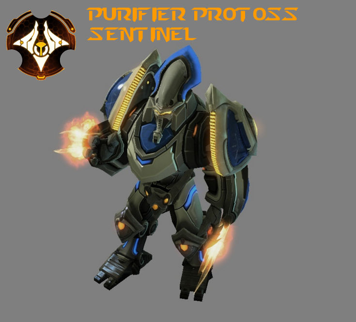 StarCraft 2 - Purifier Protoss Sentinel (HD)-(V2) by HammerTheTank on ...