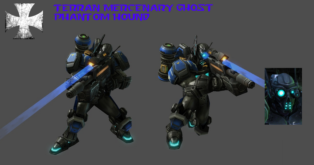StarCraft 2 - Phantom Hound Ghost Mercenary by HammerTheTank on DeviantArt