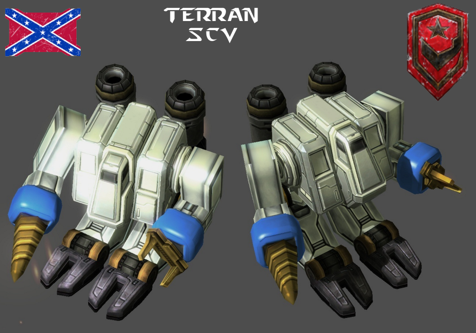 StarCraft 1 - Terran SCV by HammerTheTank on DeviantArt