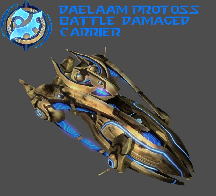 Protoss Vehicles StarCraft 2 - Protoss Battle Damaged Carrier by HammerTheTank on DeviantArt