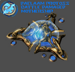 StarCraft 2 - Protoss Battle Damaged Mothership