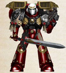 WH40K - Blood Ravens Vanguard Veteran Marine