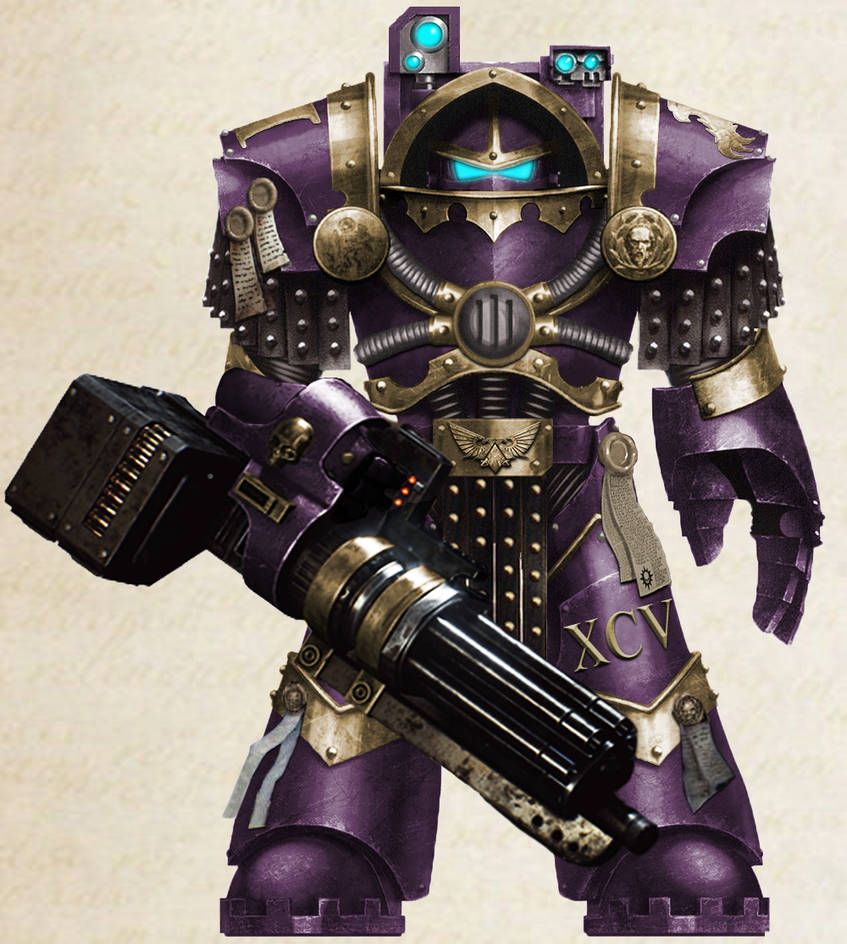 WH30K - Emperor's Children Cataphractii Terminator by HammerTheTank on ...