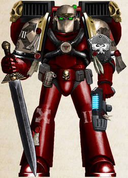 WH40K - Blood Ravens 3rd Company Assault Sgt. (V2)