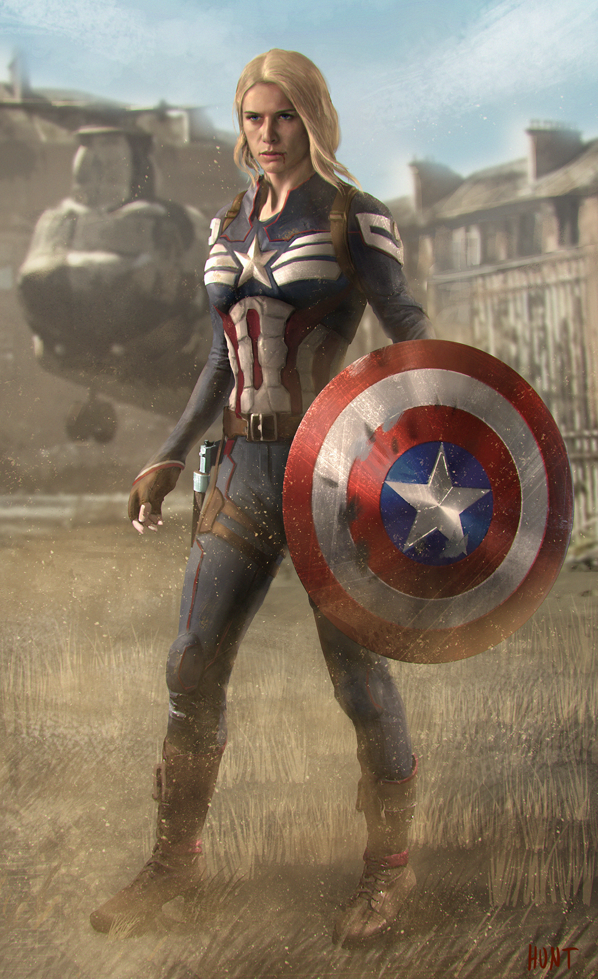 Captain America in Key Frame